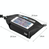 Tteoobl Swimming Waterproof Crossbody Phone Bag Touch Screen Chest Bag,Style: Paste Model(Black)