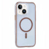 For iPhone 15 Vacuum Airbag Y2 Series Transparent MagSafe Magnetic Phone Case(Bronze)