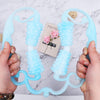 2 PCS Ladies Ring Leg Clamp Massager Ball Stovepipe Yoga Fitness Equipment(Blue)