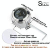 2 PCS Motorcycle 22-25mm Handlebar Thermometer (Black)