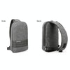 KINGSONS KS3188W Business Casual One-Shoulder Bag Large Capacity Anti-Theft Chest Bag(Gray)