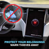 For Tesla Model 3/Y/S/X Sentry Mode Warning Sticker(English)
