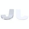 Car Vehicle Badge Emblem 3D English Letter J Self-adhesive Sticker Decal, Size: 4.5*4.5*0.5cm