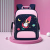 6623 Cartoon Load-reducing Children Schoolbag with Reflective Strips, Size: S (Blue Pink)