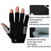 BOODUN B171069 Sailing Gloves Fitness Outdoor Half Finger Rock Climbing Gloves, Size: L(Grey)