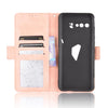 For Asus ROG Phone 3 ZS661KS Wallet Style Skin Feel Calf Pattern Leather Case with Separate Card Slot(Pink)