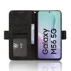For Samsung Galaxy M56 5G Skin Feel Calf Texture Card Slots Leather Phone Case(Black)
