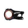 ZTTO Bicycle Handlebar Hollow 0 Degree Short Riser(Black)