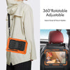 For Samsung Galaxy Tab S8 11 inch SM-X700 Silicone + PC Tablet Case with Shoulder Strap(Orange+Black)