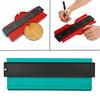 10 Inch Multifunctional Woodwork Irregular Contour Arc Gauge Tool(Green)