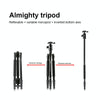 TRIOPO M2508 Multifunction Adjustable 4-Section Portable Aluminum Alloy Tripod Monopod with D-2A Ball Head for SLR Camera