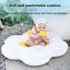 Children Sun Flower Seat Ring Swimming Ring Baby Inflatable Lifebuoy with Pillow