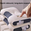 Neck-Protecting Knitted Non-Collapse Pillow Home Partition Massage Pillow, Spec: Medium
