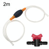 2pcs Manual Gasoline Oil Sucker Water Deflector, Specification: 2m+Flow Valve