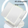 430 Three-Sided Folding LED Makeup Mirror Table Lamp Three-color Light Charging Style