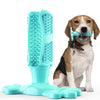 Dog Toothbrush Chew Toy, Lake Blue, Medium