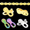 3 Pairs 11 Speed (Colorful) ZH405 Mountain Road Bicycle Chain Magic Buckle Chain Quick Release Buckle