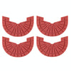 2 Pairs Thickened Rubber Sole Heel Wear-Resistant Non-Slip Patch, Size: 39-40cm(Red)