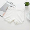 Summer Girls Safety Short Pants Kids Cotton Boxer Briefs Prevent Emptied Shorts, Size: 100(White)