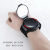 Bicycle 360 Degree Back Mirror Arm Wrist Strap Rear View Mirror