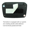 Solar Night Light Car Clock Automotive Electronic Clock Temperature Time+Date+Week+Temperature(Warm Light)