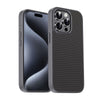 For iPhone 15 Pro Pita Series TPU + PC Texture Phone Case(Grey)