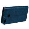 For Xiaomi Redmi 4X Business Style Oil Wax Texture Horizontal Flip Leather Case with Holder & Card Slots & Wallet(Blue)