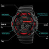SKMEI 1243 Men Sports Watch Outdoor Waterproof Digital Watch(Red)
