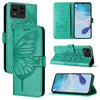 For Asus Zenfone 11 Ultra Embossed Butterfly Leather Phone Case(Green)
