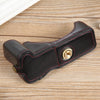For Canon EOS R50 1/4 inch Thread PU Leather Camera Half Case Base(Black)