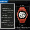 SYNOKE 9811 Luminous Large Screen Outdoor Running Student Watch(Yellow)