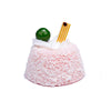 PU Slow Rebound Simulation Bread Model Desktop Decoration, Size: 6x4x4cm(Pink)