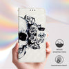 For Samsung Galaxy A26 5G 3D Painting Horizontal Flip Leather Phone Case(Skull)