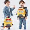 Kindergarten Schoolbag Cartoon Car Plush Backpack Children Cute Shoulder Bag(Racing Car)