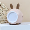 XY010 2 PCS Cute Pet Night Light LED Touch Dimming Dormitory Bedside Light(Brown Rabbit)