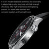 HDT 3 Max 1.6 inch Steel Band IP67 Waterproof Smart Watch Support Bluetooth Call / NFC(Black)