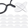 20pairs Self-Adhesive Glasses Silicone Anti-Slip Nose Pad, Size: D-shaped(Transparent)