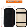 32x19cm PU Carbon Fiber Leather Central Armrest Box Cover Anti-slip Pad(Black)