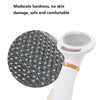 Pet Hair Dryer Comb, 300W, 2 Temps, UK Plug (Green)