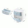 ECOCO E1804 Toilet Multifunctional Double-layers Tissue Rack(Blue+Blue)