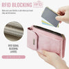 CaseMe Me40 Vertical Multifunctional Shoulder Crossbody Phone Bag(Pink)