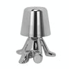 Cute Doll Shape Touch Adjustable Desk Lamp Mini Bedroom Rechargeable Night Light, Spec: 8045(Silver)