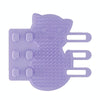Cat Self Groomer Brush, Purple - Table Leg Mount
