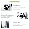 S925 Sterling Silver Pet Imprint Diamond Beads DIY Bracelet Accessory