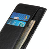 For Alcatel 3X 2020 Magnetic Crazy Horse Texture Horizontal Flip Leather Case with Holder & Card Slots & Wallet(Black)
