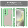 For Samsung Galaxy S24 5G Armor Glaze PC Hybrid TPU Phone Case(Green)