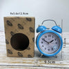 3 Inch Metal Bell Alarm Clock With Night Light Student Bedside Fashion Clock(Green)