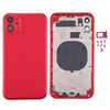 iPhone 11 Back Cover Red - SIM Tray & Lens