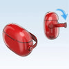 For Apple Beats Studio Buds / Buds+ Headphones Shape Clear Electroplated Acrylic Headset Protective Case(Red)