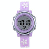 JNEW A380-86195 Children Cartoon Cherry Blossom Waterproof Time Recognition Colorful LED Electronic Watch(Purple)